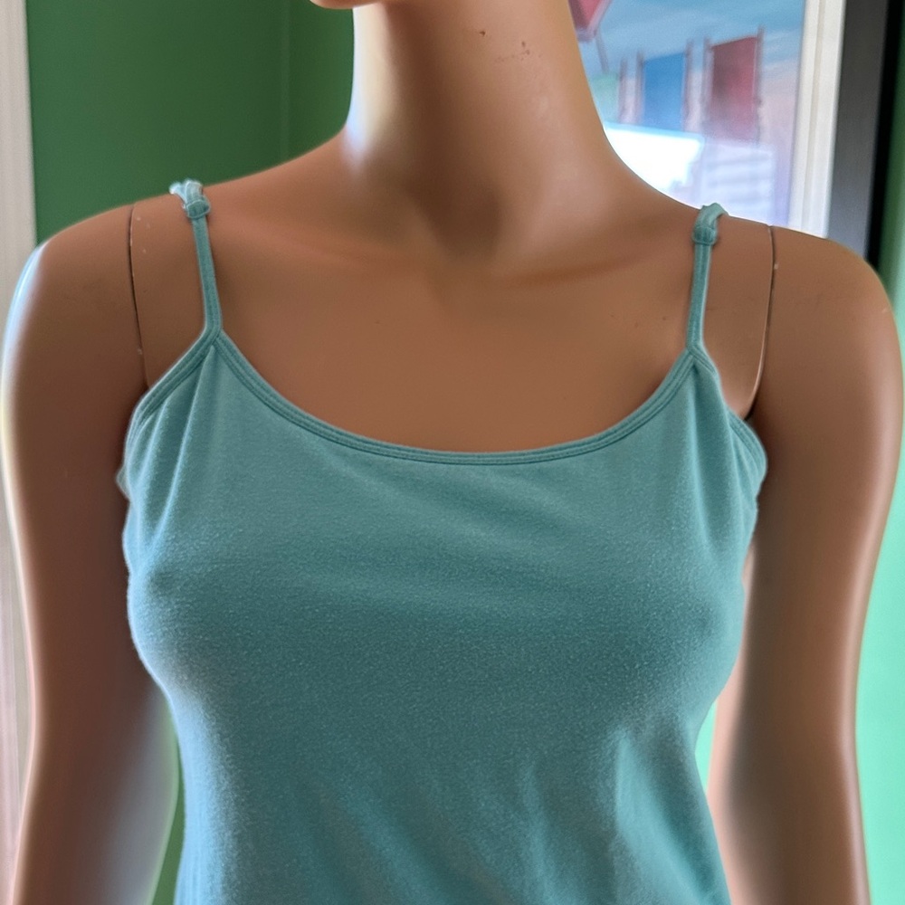 🌹🌹EUC Sonoma Women’s Teal Spaghetti Strap Camisole Top🌹🌹 - Picture 3 of 11